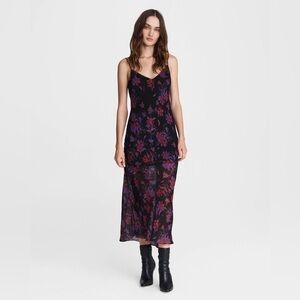 RARE RAG & BONE NWT MALLORY SLIP DRESS in PURPLE—
Size 6